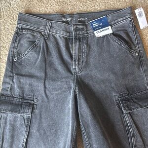 Old Navy Women’s Black Gray Cargo Pants